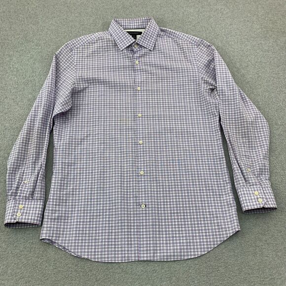 Banana Republic Other - Banana Republic Button Up Shirt Mens Large 16-16 1/2 Plaid Non Iron Slim Fit